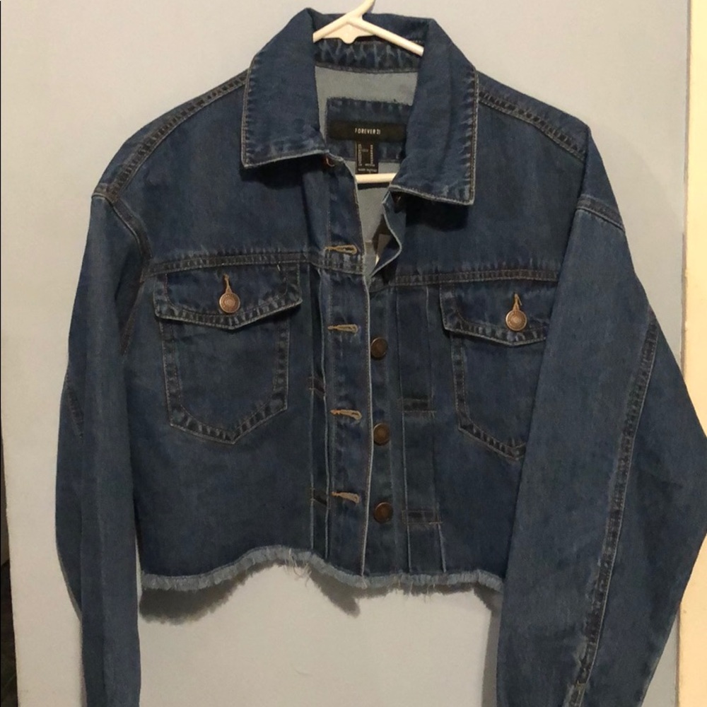 Cropped Jean Jacket